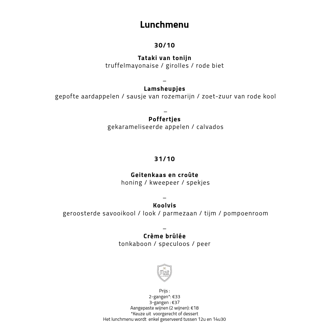 Lunchmenu  Lunchmenu